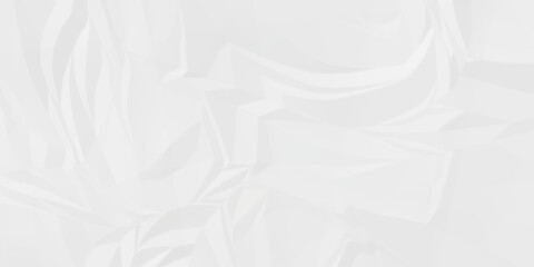 White crease billboard paper rough obsolete wrinkle. Cardboard paper white crumpled satin fabric ripped cloth decoration background