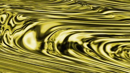 Abstract gold liquid waves forming smooth metallic motion background refined glossy surface fluid movement elegant depth for premium modern design applications