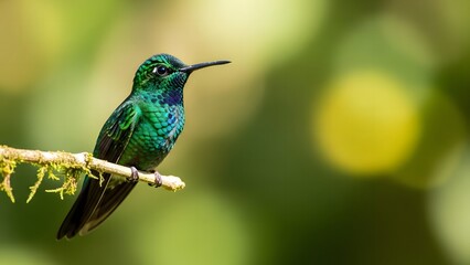 mall Bird on Branch &ndash; Ultra Realistic Nature Portrait