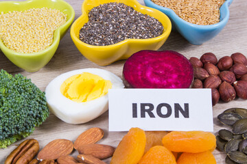 Best food to fight with anemia. Natural source iron and minerals