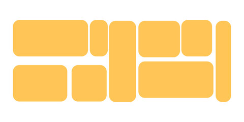 Hand drawn paper quote frame set. Empty speech bubbles. Colored shaped text box.Flat Vector isolated illustration