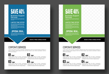 Professional Corporate Business Flyer Template Design