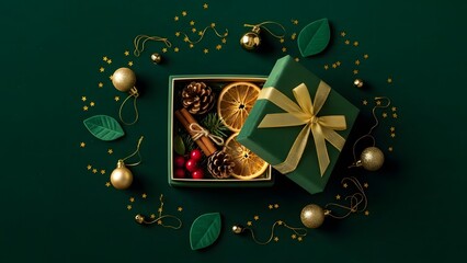 christmas tree and decorations