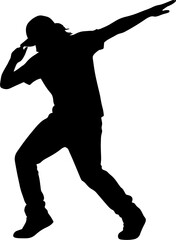 Hip Hop Dancer SVG Cut Files for Cricut & Silhouette