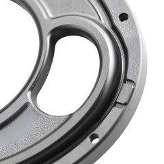 Macro Detail of Gasket Surface and Sealant Channel on Timing Cover