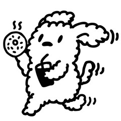 puppy relax and chill doodle draw