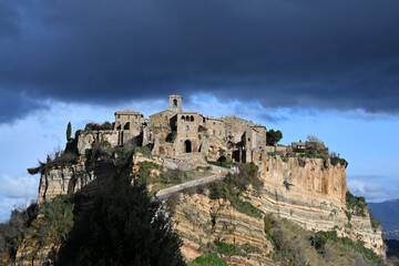 Panoramic view of Civita di Bagnoregio