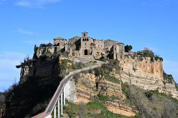 Panoramic view of Civita di Bagnoregio