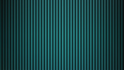Abstract teal vertical ribbed texture background