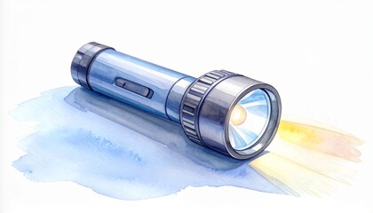 Simple Military Flashlight Image