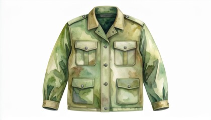 Isolated Army Uniform