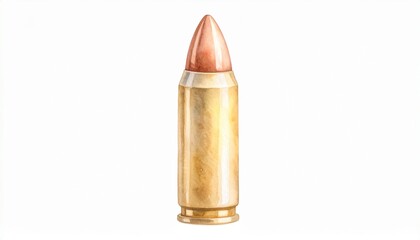 Isolated Ammunition Photography