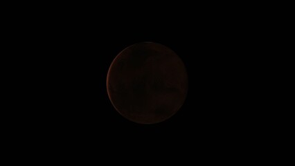 Dark brown circular resembling a planet or moon Generate title without using the word 