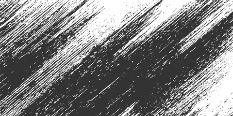 Obraz premium Abstract dark gray and white diagonal rough brush stroke textured background pattern with distressed effect