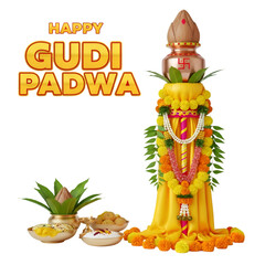 Gudi Padwa Hindu Festival Celebration