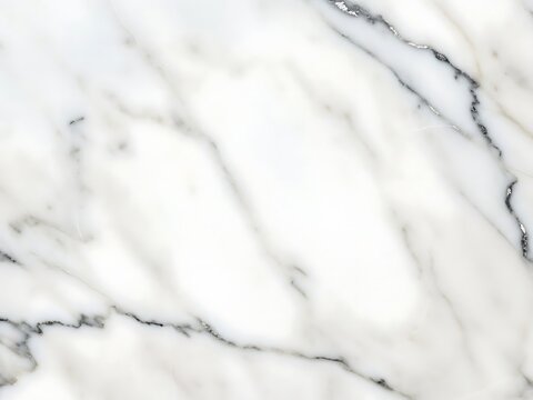 Abstract white marble texture with elegant grey veins and subtle silver metallic accents creating a luxurious natural stone background