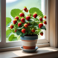 christmas tree in a pot
