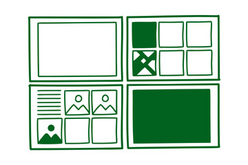 Flat Vector SWOT Matrix with Four Equal Quadrants &mdash; Clean Business Infographic Design