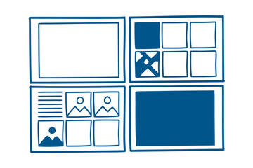 Flat Vector SWOT Matrix with Four Equal Quadrants &mdash; Clean Business Infographic Design