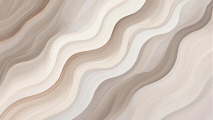 Obraz premium Abstract, wavy lines in varying shades of beige and brown create a flowing, textured design