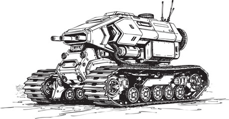 Futuristic all-terrain vehicle © Михаил Н