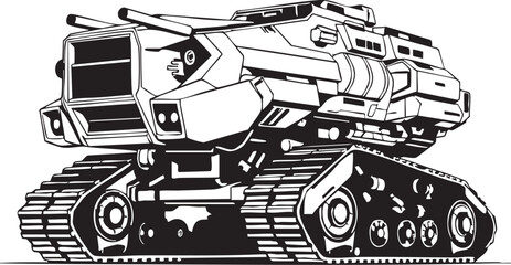 Futuristic all-terrain vehicle