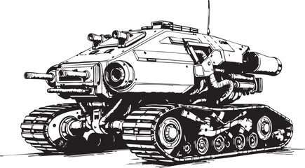 Futuristic all-terrain vehicle © Михаил Н