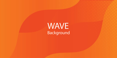 Abstract orange colorful curve background. Abstract color flowing wave with stylized blended line art background