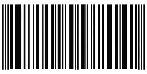 Black and white universal product code barcode graphic representing retail inventory and modern commerce data