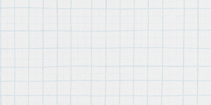 A close up view of a white paper with a faint blue grid pattern ideal for notes and sketches