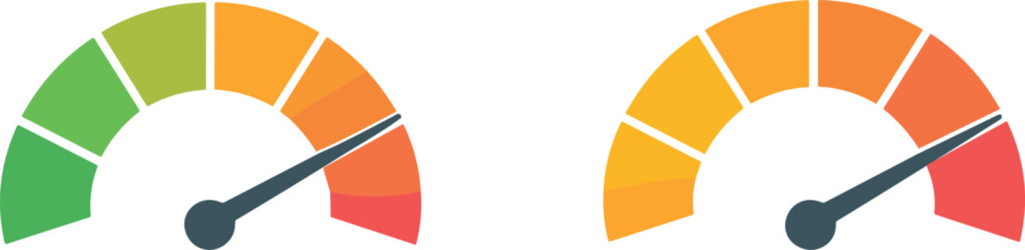Blank speedometer shows mph in transportation vehicle with dashboard and panel indicator gauge performance measurement vector