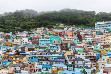  Busan, Korea - 02 Sep, 2025 - Colorful hillside houses of Gamcheon Culture Village in Busan, South Korea, vibrant urban landmark and popular travel destination for culture and art. © Saigonese