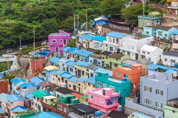  Busan, Korea - 02 Sep, 2025 - Colorful hillside houses of Gamcheon Culture Village in Busan, South Korea, vibrant urban landmark and popular travel destination for culture and art. © Saigonese