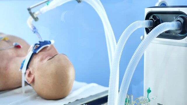 Medical simulation mannequin with ventilator tubes for advanced life support training