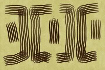 Interesting lines and patterns created on a light background in a playful arrangement that draws attention during an art project