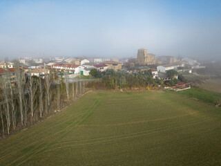Urroz-Villa between mists, Navarra.