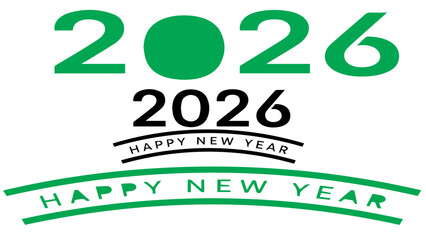 Happy new year 2026 celebration greeting design graphic festive holiday announcement future calendar date milestone event wishing joy success prosperity welcome