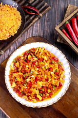 Enshi Fried Rice with Fresh Red Peppers - Hubei Specialty Dish
