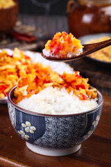 Spicy Fried Pepper Rice Bowl - Hubei Enshi Specialties