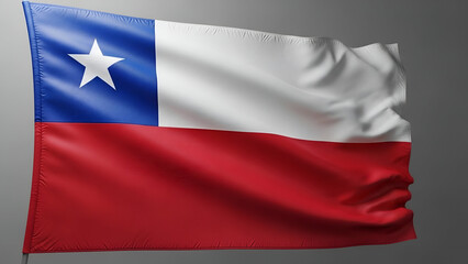 Naklejka premium Chilean Flag Waving