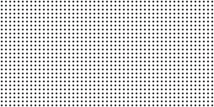 fun beautiful black and white shadow halftones retro pop art funky urban colorful comic book. Dotted halftone gradient texture. Vanishing polka dot background. Repeating dots gradation pattern