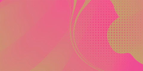 Pink orange polka dots gradient halftone background. Pop art cartoon dot texture with comic graphic design, vector modern.