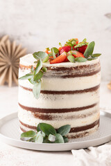 Elegant Nude Layer Cake