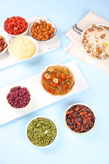 Healthy Dried Fruits, Nuts and Instant Soup Ingredients