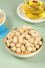 Roasted Unshelled Nuts with Olive Oil - Healthy Snack