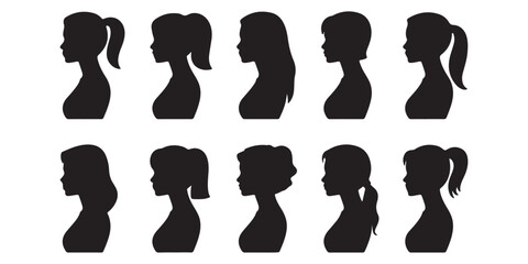 silhouette of woman