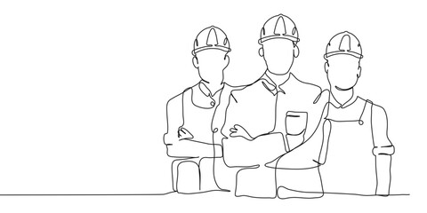 Top view cad drawing set for architectural projects, executive men standing and sitting, editable line vector,  line drawing back view man architect and foreman.