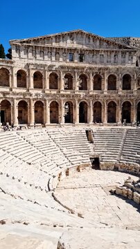 Exploring the Aspendos Ancient Theatre in Antalya, Turkey