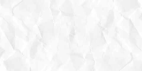 White crumpled paper texture background. Paper texture Crumpled White. Top view.