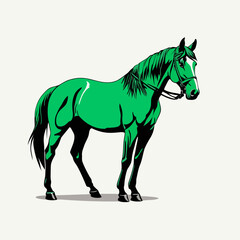 nice horse vector image